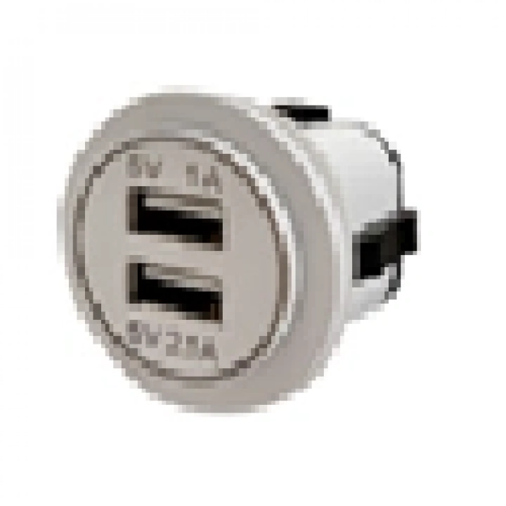 İki Usb Type-A Şarj Cihazı (Beyaz)