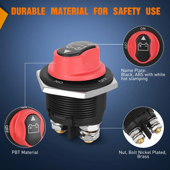 DC KESİCİ - ŞALTER 100A GÖMME TİP 014