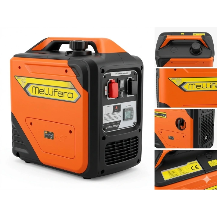 12V DC Ultra Sessiz Benzinli Jeneratör