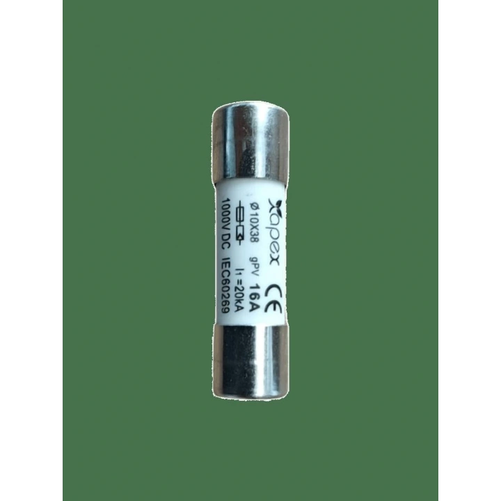 Apex DC Kartuş Sigorta 16A DC 1000V