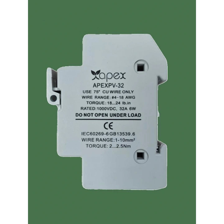 Apex DC Sigorta Yuvası 32A DC 1000V