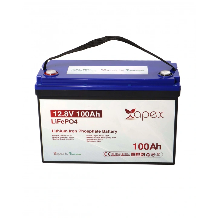 APX-YRO-BOX Apex 12.8V 100Ah Lityum (LiFePO4) Batarya