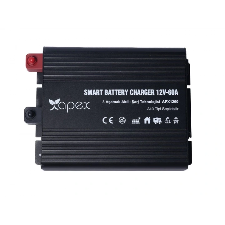 APX1260 Apex 12V 60A Smart Akü Şarj Cihazı