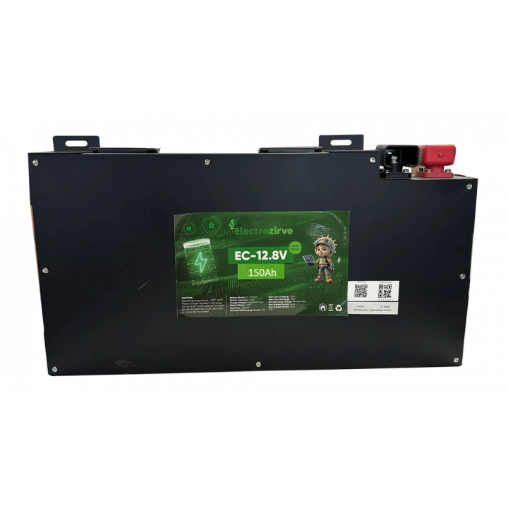Electrozirve 12V 150Ah Slim Kasa Lityum (LiFePO4) Batarya