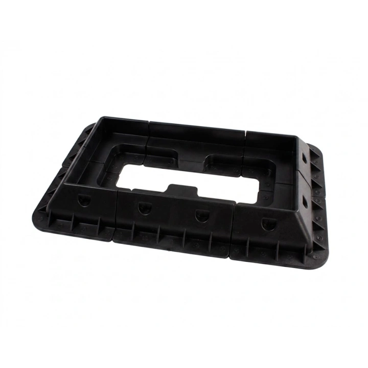 GÜNEŞ PANELİ MONTAJ BRAKET SET 6 PARÇA SİYAH
