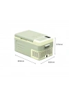 16 L TEK BÖLMELİ 12-24V MİNİ BUZDOLABI 220V İLE ÇALIŞABİLİR