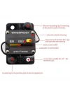 WATERPROOF 80A OTOMATİK DEVRE KESİCİ DC SİGORTA