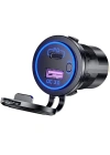 Mellifera Su geçirmez araba USB şarj soketi, QC3.0 PD tip-c USB hızlı şarj  ON/OFF anahtar