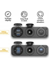 ARAÇ TEKNE ATV ÇİFT USB ŞARJ , ÇAKMAKLIK  ON/OFF ANAHTAR ÜÇLÜ SET