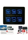 6LI RÖLELİ KARAVAN KONTROL PANELİ (EKO)