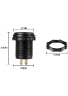 MELLİFERA İKİ USB TYPE-A ŞARJ CİHAZI (MAVİ IŞIKLI)