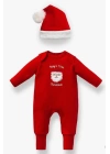 Babys First Christmas yazılı %100  pamuklu tulum