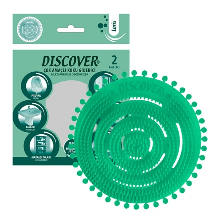 Discover Çok Amaçlı Koku Giderici Pisuvar Plastiği 2Li Laris