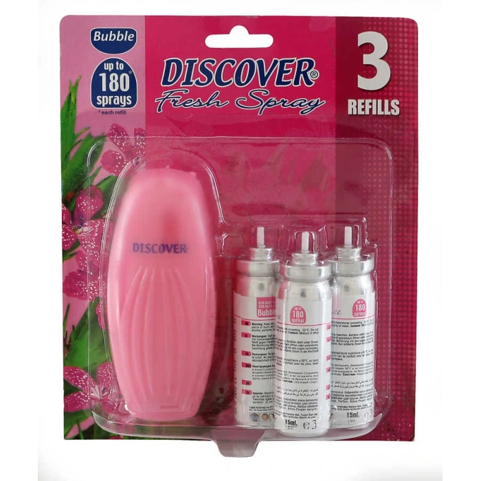 Discover Fresh Spray Set BUBBLE 3 YEDEKLİ