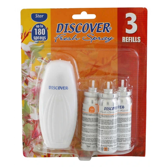 Discover Fresh Spray Set STAR 3 YEDEKLİ