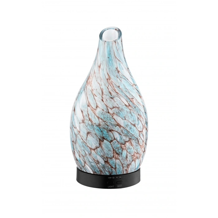 Discover Işıklı Cam Hava Nemlendirici Esansiyel Aroma Difüzörü - MARBLE