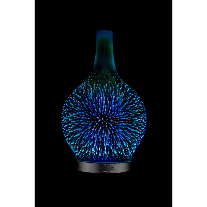 Discover Işıklı Cam Hava Nemlendirici Esansiyel Aroma Difüzörü - SPARK