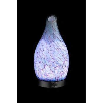 Discover Işıklı Cam Hava Nemlendirici Esansiyel Aroma Difüzörü - MARBLE