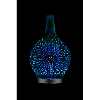 Discover Işıklı Cam Hava Nemlendirici Esansiyel Aroma Difüzörü - SPARK