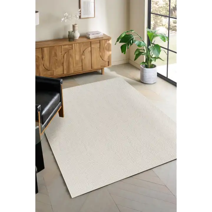 NOVA Naturel Sisal Jüt Halı Modern Hasır Kilim Oturma Odası Salon Mutfak Balkon Yolluk Halısı Kemik