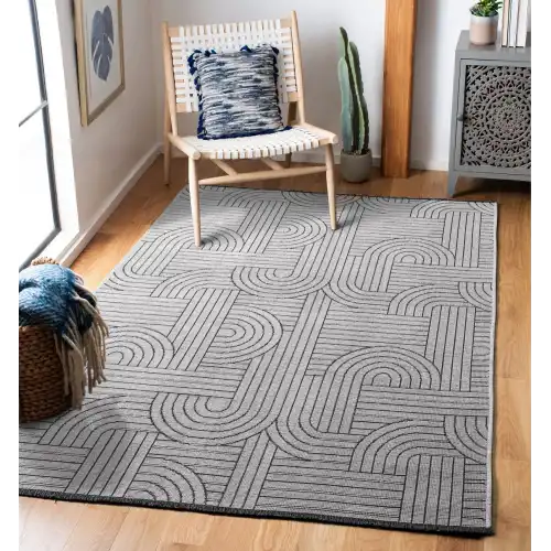 TROY Yıkanabilir Kaydırmaz, Pamuk Dokuma, Premium Kalite Salon&mutfak&yemek Odası Kilimi TY112-A.Gri