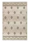 PALERMO 6813 Bej Çift Taraflı Yıkanabilir Dokuma Kolay Temizlenir Halı Kilim