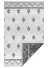 PALERMO 6813A Gri Çift Taraflı Yıkanabilir Dokuma Kolay Temizlenir Halı Kilim
