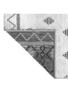 PALERMO 6813A Gri Çift Taraflı Yıkanabilir Dokuma Kolay Temizlenir Halı Kilim