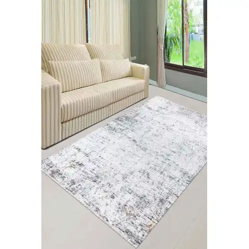 VALENCIA 1507 Renkli Kaymaz Taban Yıkanabilir Modern Halı Kilim