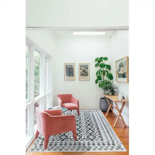 VALENCIA 1510 İskandinav Kaymaz Taban Yıkanabilir Modern Halı Kilim