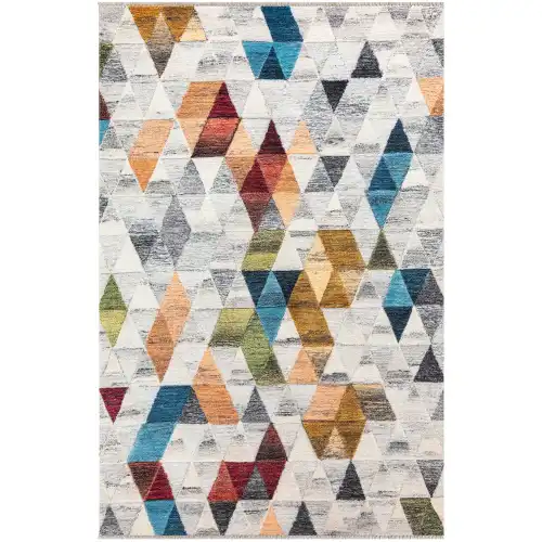 EFES 2301 İskandinav Yumuşak Doku Leke Tutmayan Modern Halı Kilim