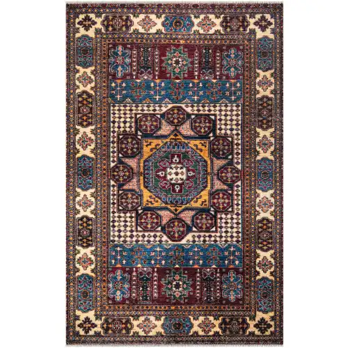 EFES 2304 Geleneksel Motif Yumuşak Doku Leke Tutmayan Modern Halı Kilim