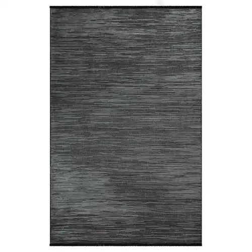 KİLİMİSTA MİLANO ML101 Antrasit Leke Tutmaz Antialerjik Yıkanılabilir Dokuma Dekoratif Halı Kilim