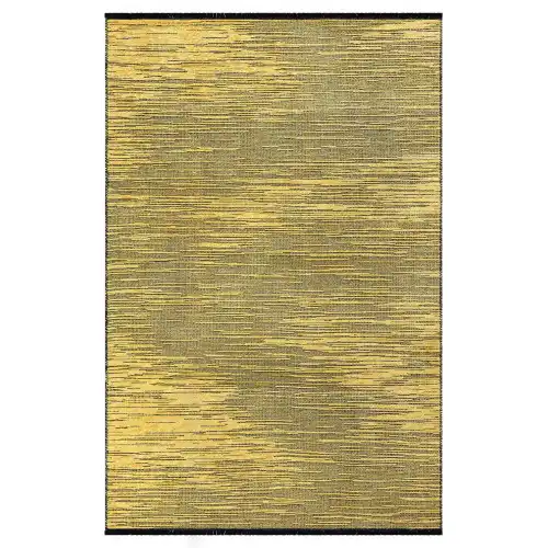 KİLİMİSTA MİLANO ML103 Hardal Leke Tutmaz Antialerjik Yıkanılabilir Dokuma Dekoratif Halı Kilim