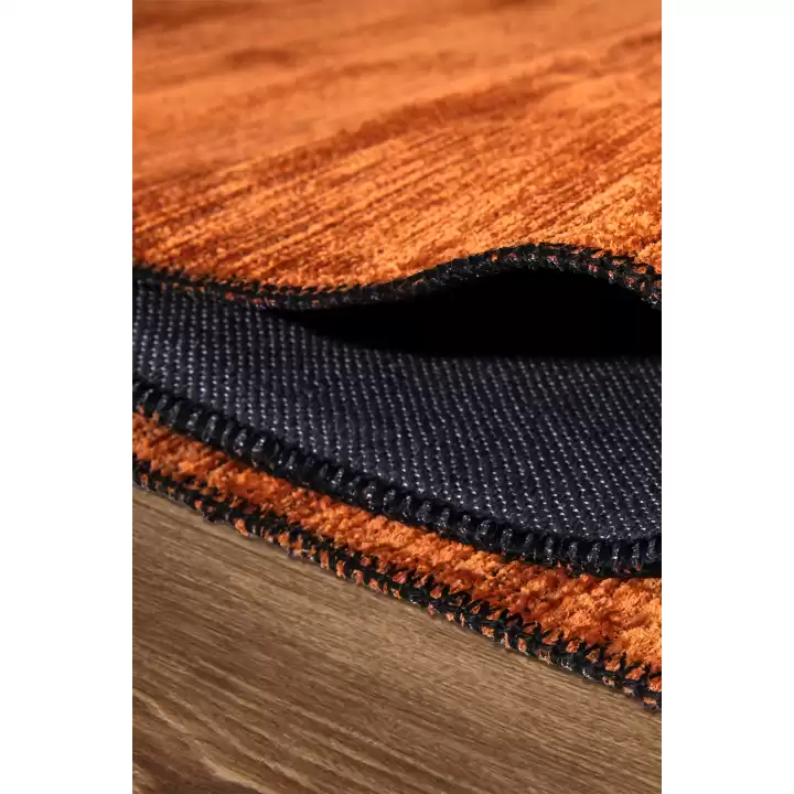KİLİMİSTA MİLANO ML107 Kiremit Leke Tutmaz Antialerjik Yıkanılabilir Dokuma Dekoratif Halı Kilim