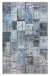 EFES 2305 Patchwork Yumuşak Doku Leke Tutmayan Modern Halı Kilim