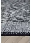 ARTE 2605A Gri Yıkanabilir Modern Şönil Dokuma Dekoratif Halı Kilim