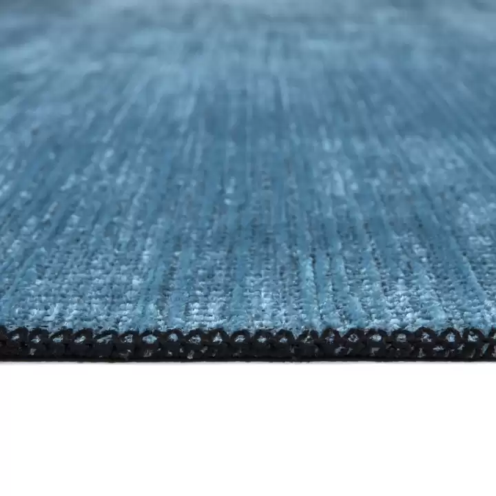 MİLANO ML105 Mavi Leke Tutmaz Antialerjik Yıkanılabilir Dokuma Dekoratif Halı Kilim Yolluk