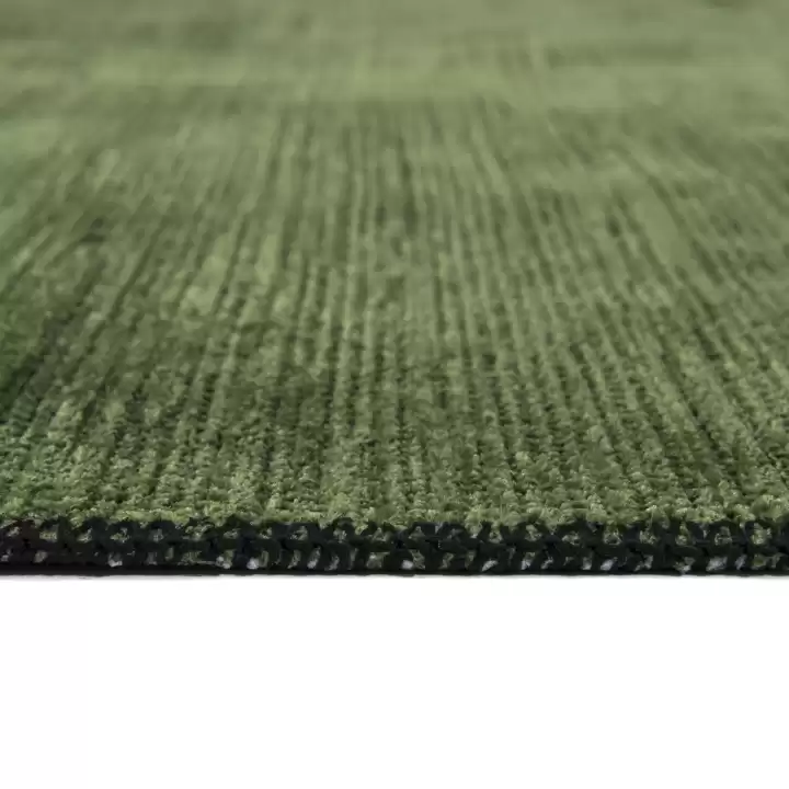 MİLANO ML106 Yeşil Leke Tutmaz Antialerjik Yıkanılabilir Dokuma Dekoratif Halı Kilim Yolluk