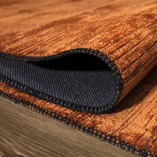 MİLANO ML107 Kiremit Leke Tutmaz Antialerjik Yıkanılabilir Dokuma Dekoratif Halı Kilim Yolluk