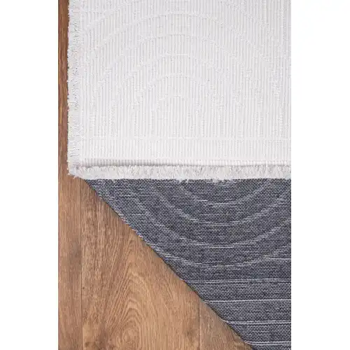 TROY Yıkanabilir Kaydırmaz, Pamuk Dokuma, Premium Kalite Salon&mutfak&yemek Odası Kilimi TY112-Kemik