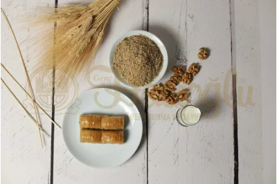 Cevizli Sarı Burma Baklava