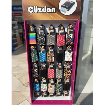 Cüzdan Standlı Satış Paketi 135 Adet