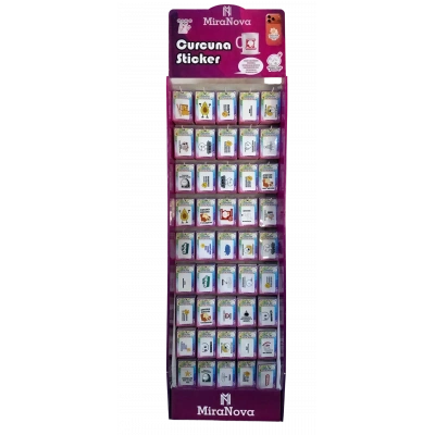 Kabartmalı Sticker Standlı Satış Paketi 900 Adet