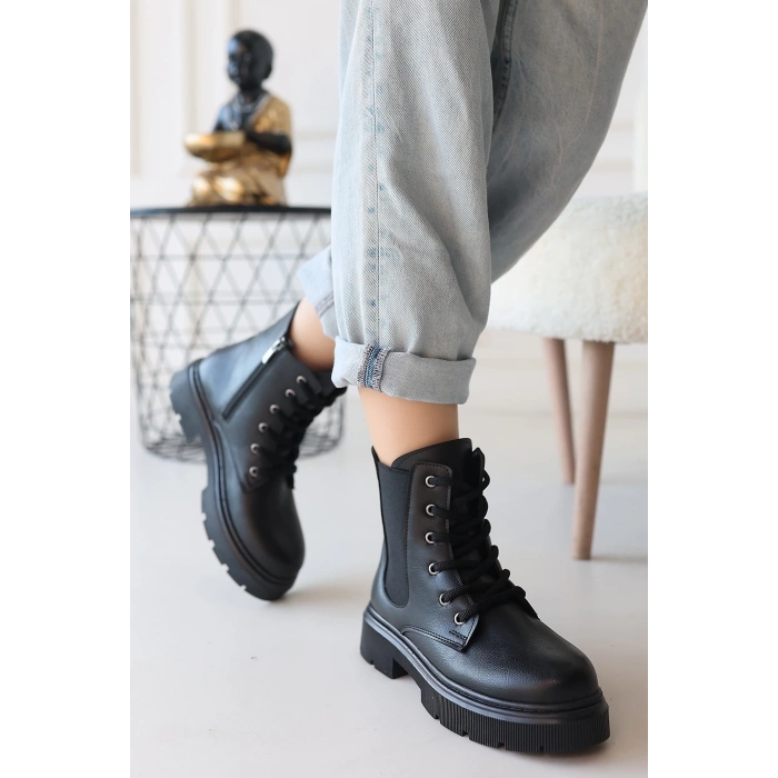 Daum Bej Cilt Bağcıklı Bot