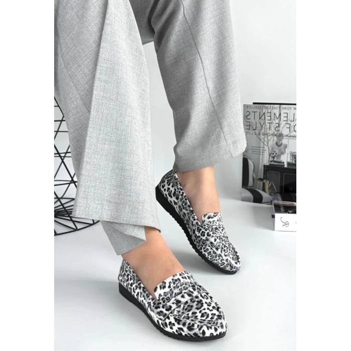 Ezon Zebra Cilt Babet Ayakkabı