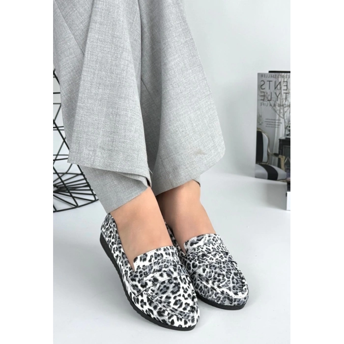 Ezon Zebra Cilt Babet Ayakkabı