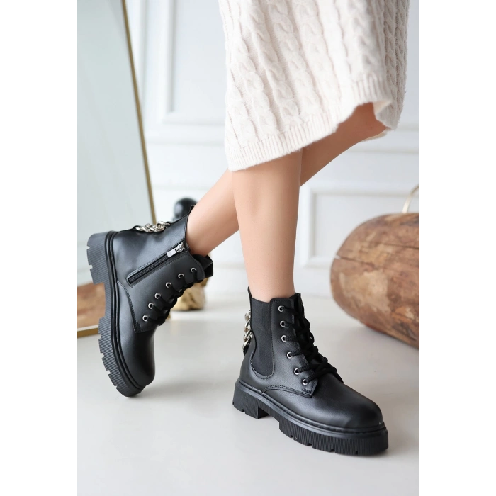 Harte Nude Cilt Bağcıklı Bot