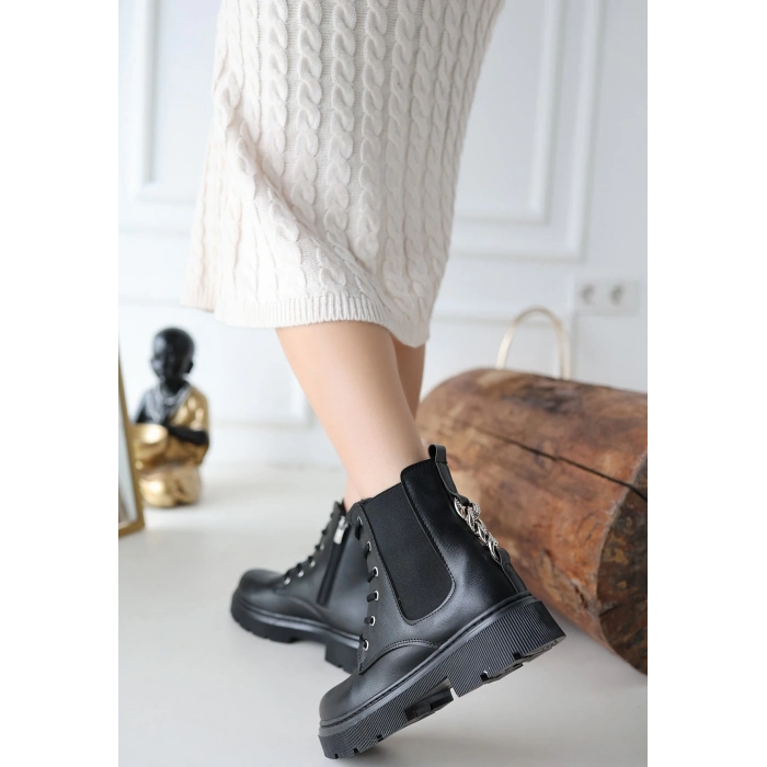 Harte Nude Cilt Bağcıklı Bot