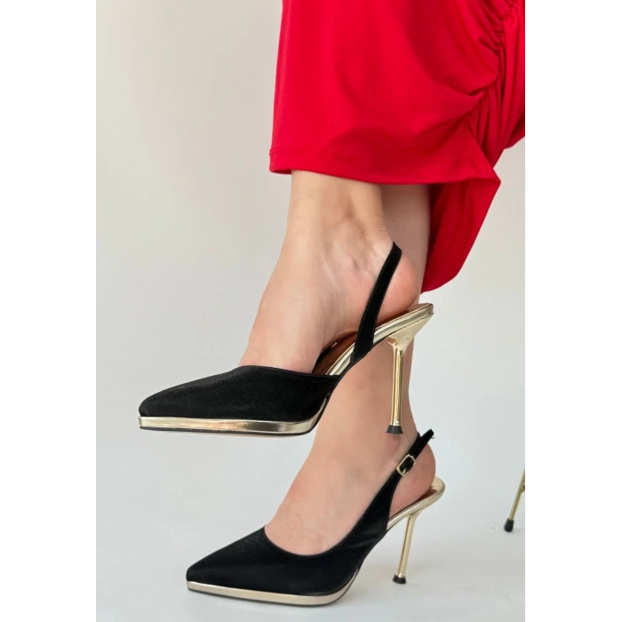 Kalyt Nude Cilt Topuklu Ayakkabı